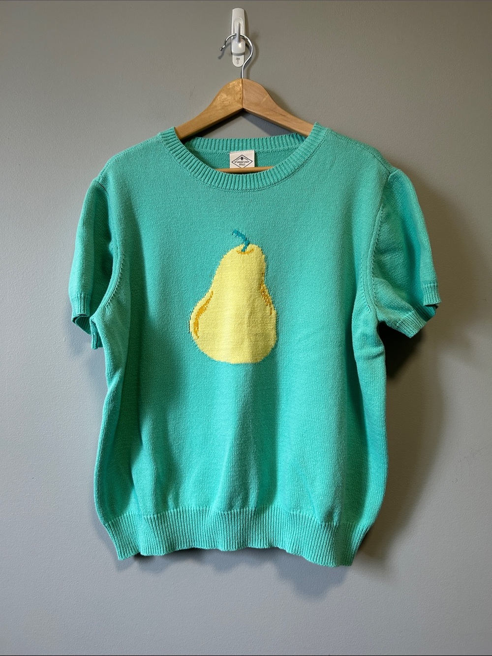 St John’s Bay Coastal Cotton Blend Knit Short Sleeve Sweater